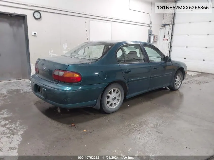 1999 Chevrolet Malibu Ls VIN: 1G1NE52MXX6265366 Lot: 40752292