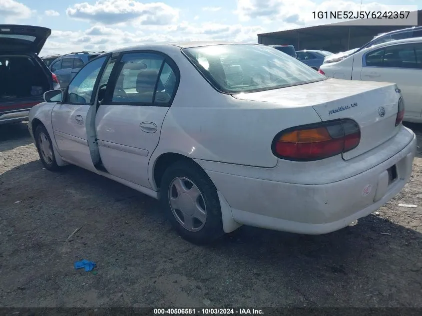 2000 Chevrolet Malibu Ls VIN: 1G1NE52J5Y6242357 Lot: 40506581