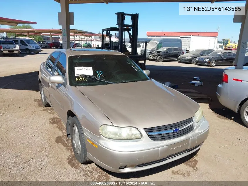 2000 Chevrolet Malibu Ls VIN: 1G1NE52J5Y6143585 Lot: 40625983