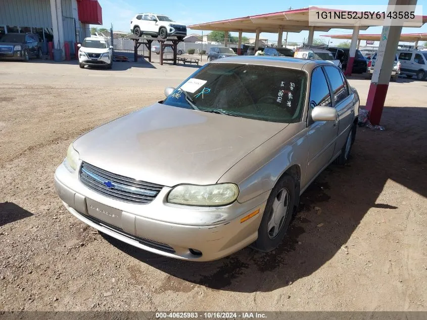 2000 Chevrolet Malibu Ls VIN: 1G1NE52J5Y6143585 Lot: 40625983