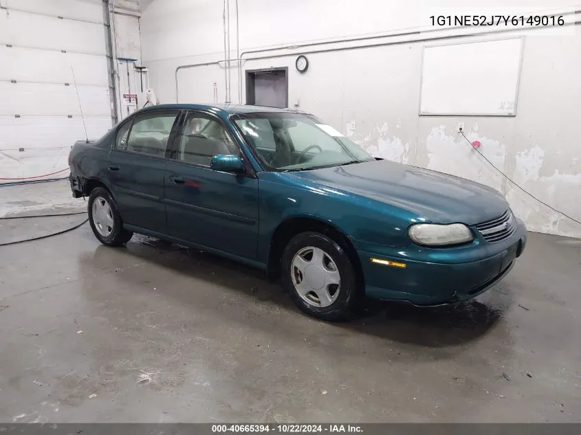 2000 Chevrolet Malibu Ls VIN: 1G1NE52J7Y6149016 Lot: 40665394