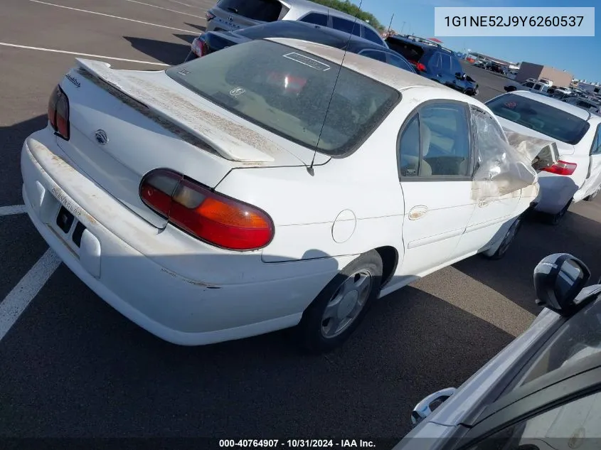 2000 Chevrolet Malibu Ls VIN: 1G1NE52J9Y6260537 Lot: 40764907