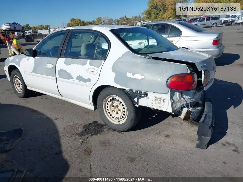 2000 Chevrolet Malibu VIN: 1G1ND52JXY6187133 Lot: 40811490