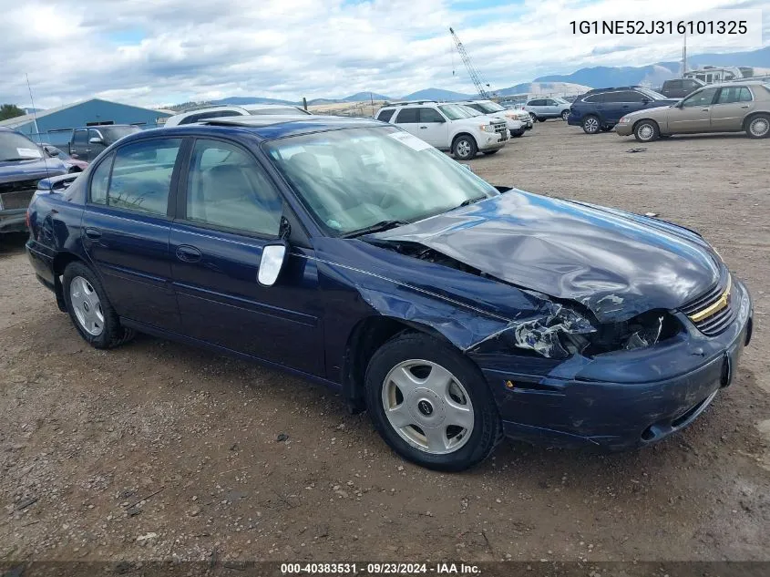 2001 Chevrolet Malibu Ls VIN: 1G1NE52J316101325 Lot: 40383531