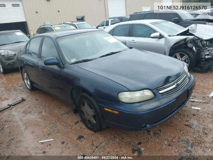 2001 Chevrolet Malibu Ls VIN: 1G1NE52J916126570 Lot: 40435451