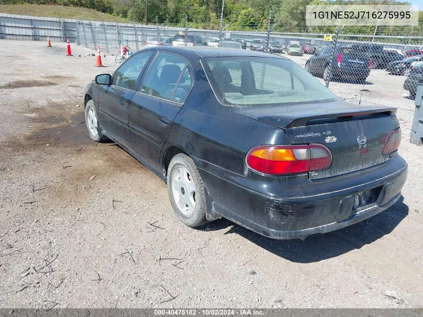 2001 Chevrolet Malibu Ls VIN: 1G1NE52J716275995 Lot: 40475182