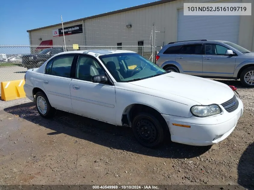 2001 Chevrolet Malibu VIN: 1G1ND52J516109719 Lot: 40549969