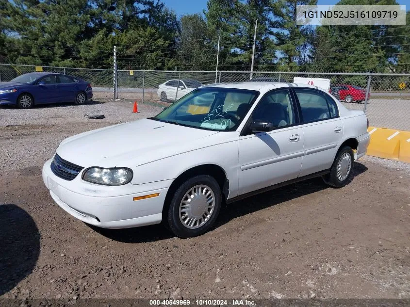 2001 Chevrolet Malibu VIN: 1G1ND52J516109719 Lot: 40549969