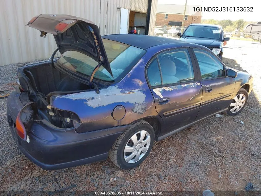 2001 Chevrolet Malibu VIN: 1G1ND52J316133632 Lot: 40578805