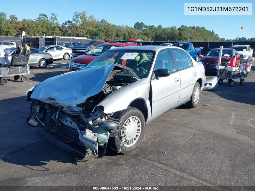 1G1ND52J31M672201 2001 Chevrolet Malibu