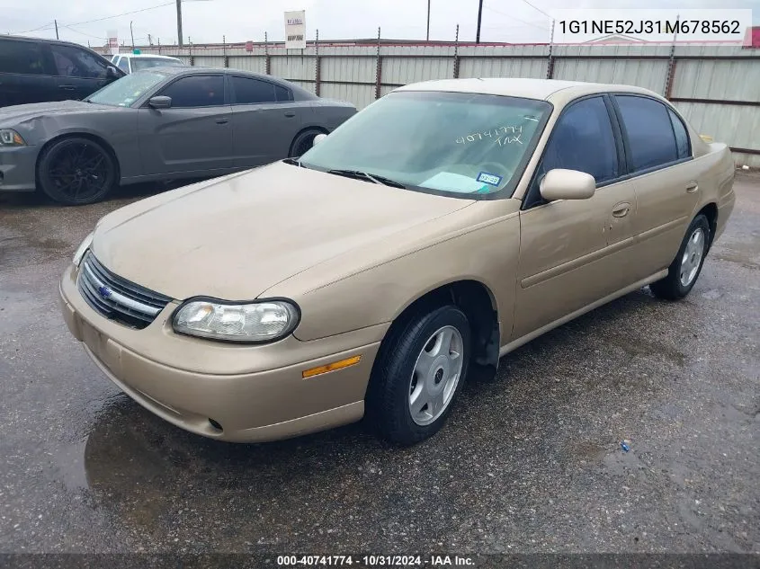 2001 Chevrolet Malibu Ls VIN: 1G1NE52J31M678562 Lot: 40741774