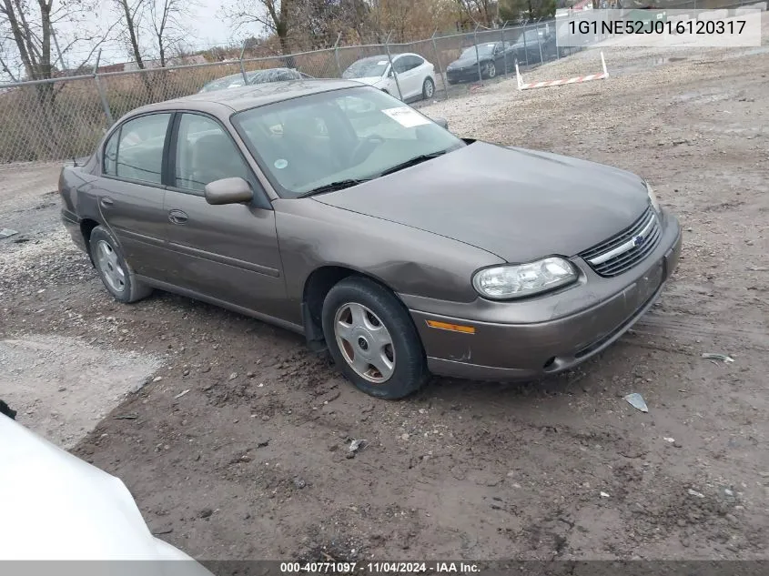 2001 Chevrolet Malibu Ls VIN: 1G1NE52J016120317 Lot: 40771097