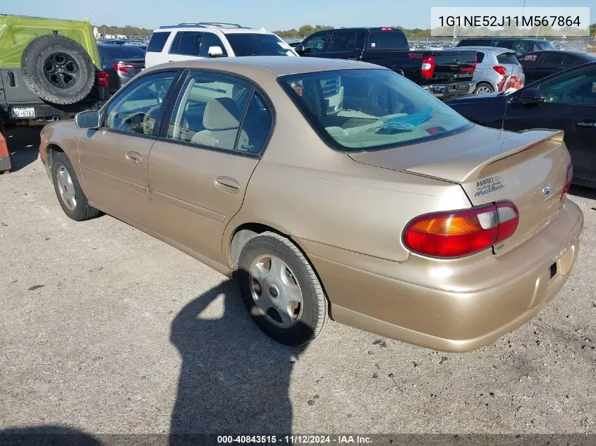 2001 Chevrolet Malibu Ls VIN: 1G1NE52J11M567864 Lot: 40843515