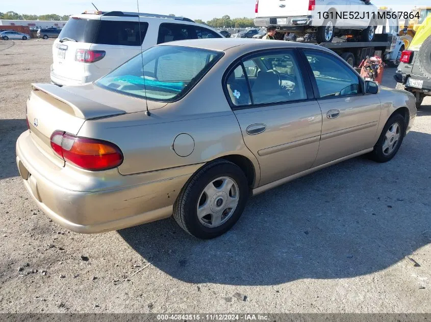 2001 Chevrolet Malibu Ls VIN: 1G1NE52J11M567864 Lot: 40843515