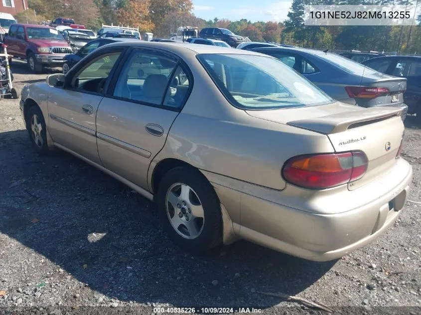 2002 Chevrolet Malibu Ls VIN: 1G1NE52J82M613255 Lot: 40535226