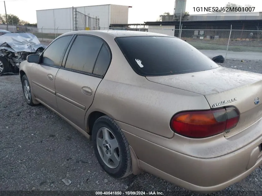 2002 Chevrolet Malibu Ls VIN: 1G1NE52J62M601007 Lot: 40541850