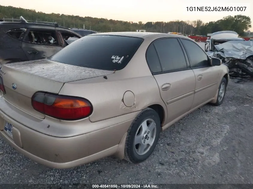 2002 Chevrolet Malibu Ls VIN: 1G1NE52J62M601007 Lot: 40541850