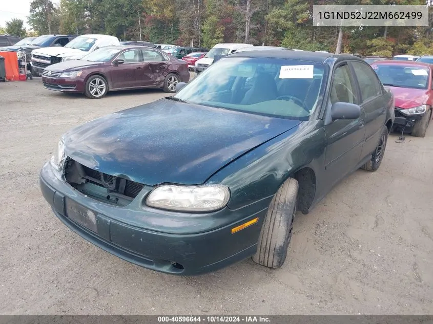 2002 Chevrolet Malibu VIN: 1G1ND52J22M662499 Lot: 40596644