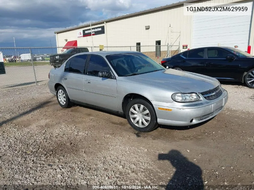 2002 Chevrolet Malibu VIN: 1G1ND52JX2M629959 Lot: 40609631