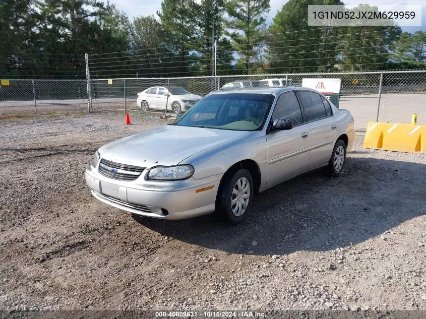 2002 Chevrolet Malibu VIN: 1G1ND52JX2M629959 Lot: 40609631