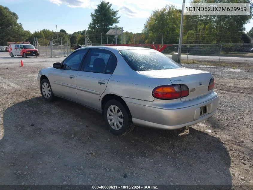 2002 Chevrolet Malibu VIN: 1G1ND52JX2M629959 Lot: 40609631