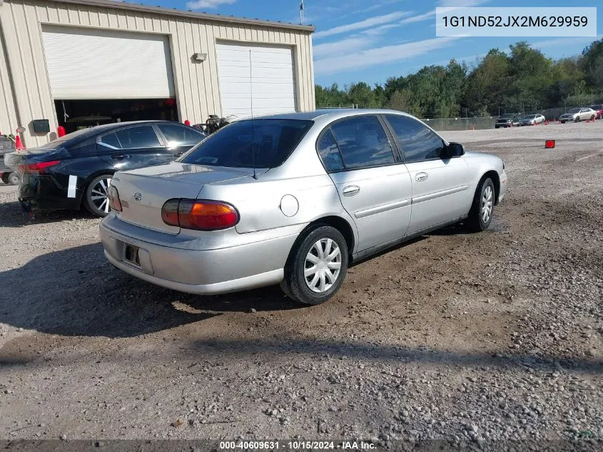 2002 Chevrolet Malibu VIN: 1G1ND52JX2M629959 Lot: 40609631