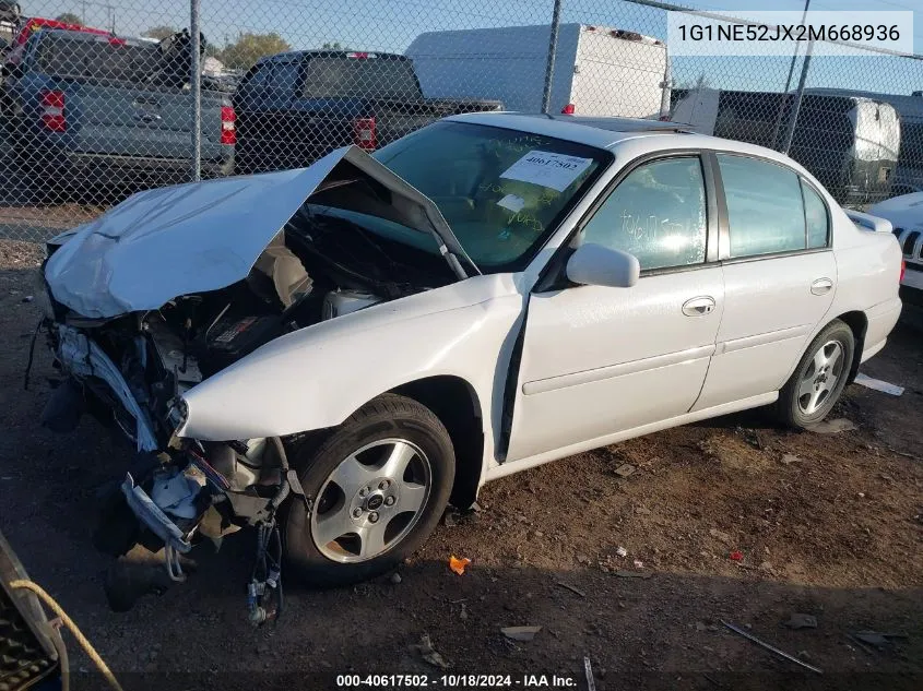 2002 Chevrolet Malibu Ls VIN: 1G1NE52JX2M668936 Lot: 40617502