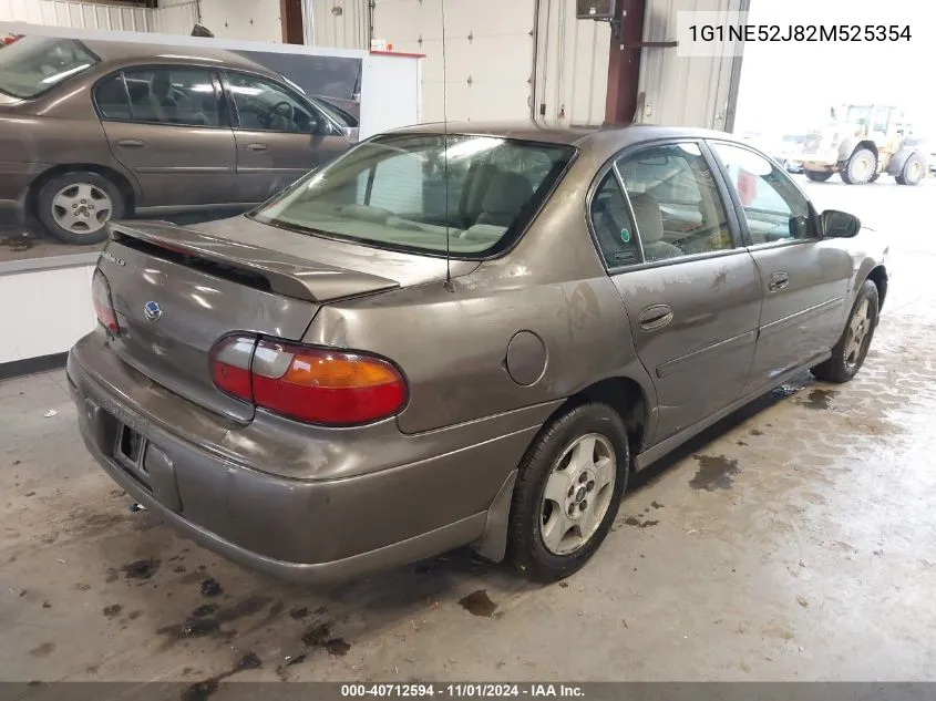 2002 Chevrolet Malibu Ls VIN: 1G1NE52J82M525354 Lot: 40712594