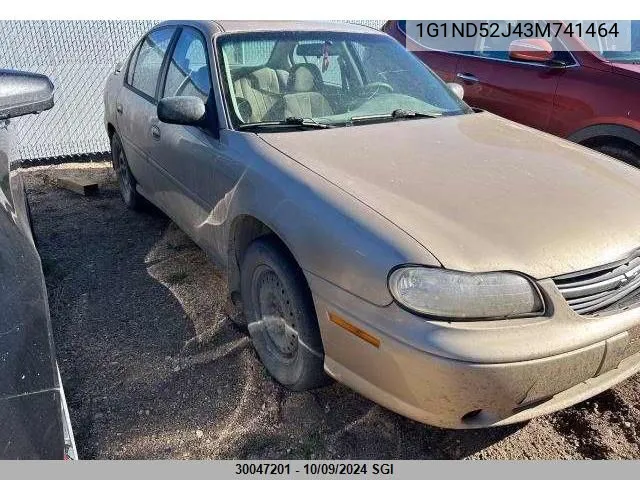 1G1ND52J43M741464 2003 Chevrolet Malibu