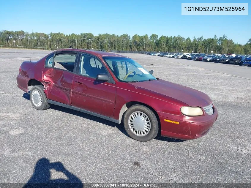 2003 Chevrolet Malibu VIN: 1G1ND52J73M525964 Lot: 38937941