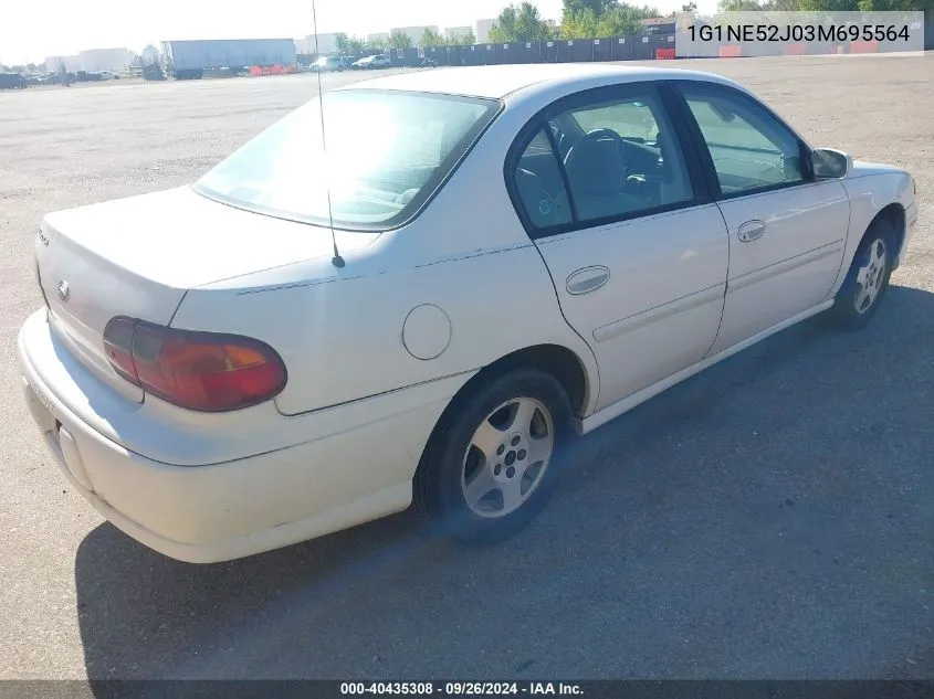 2003 Chevrolet Malibu Ls VIN: 1G1NE52J03M695564 Lot: 40435308