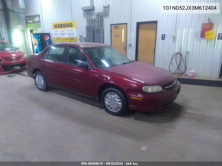 1G1ND52JX3M612404 2003 Chevrolet Malibu