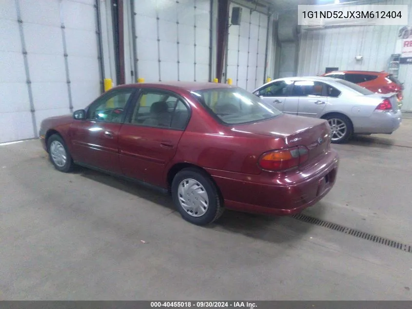 1G1ND52JX3M612404 2003 Chevrolet Malibu