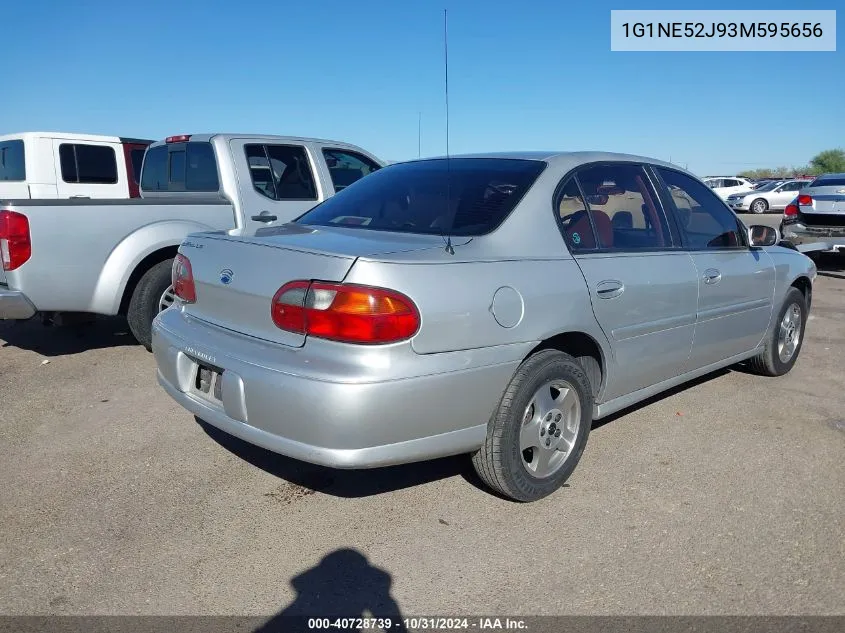 2003 Chevrolet Malibu Ls VIN: 1G1NE52J93M595656 Lot: 40728739