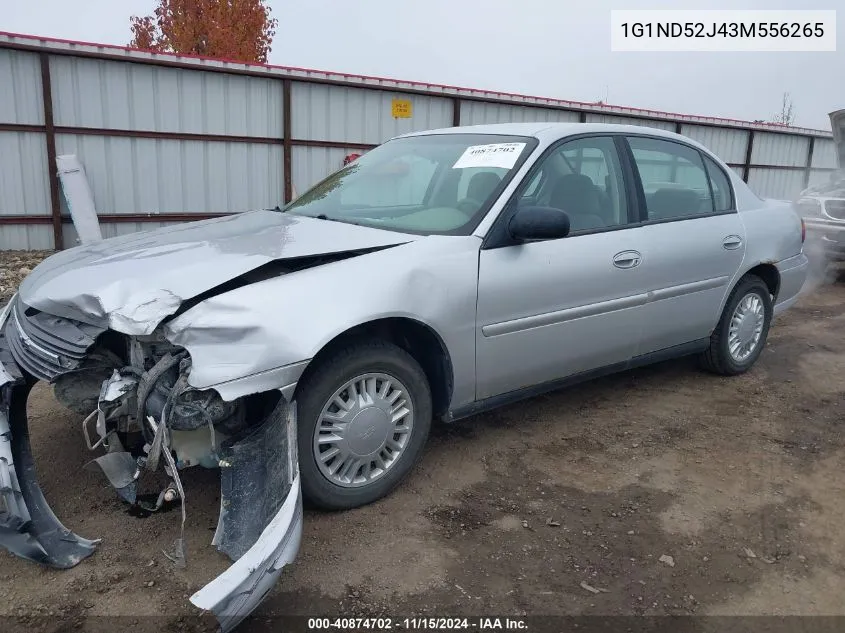 2003 Chevrolet Malibu VIN: 1G1ND52J43M556265 Lot: 40874702