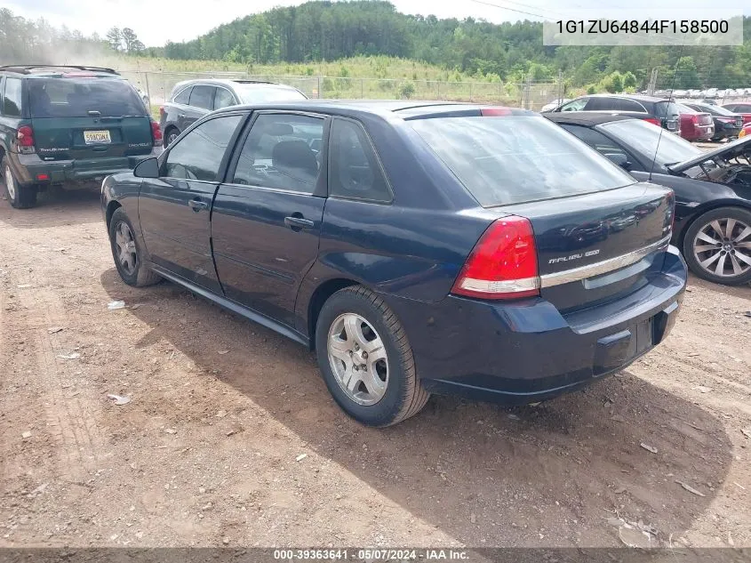 2004 Chevrolet Malibu Maxx Lt VIN: 1G1ZU64844F158500 Lot: 39363641