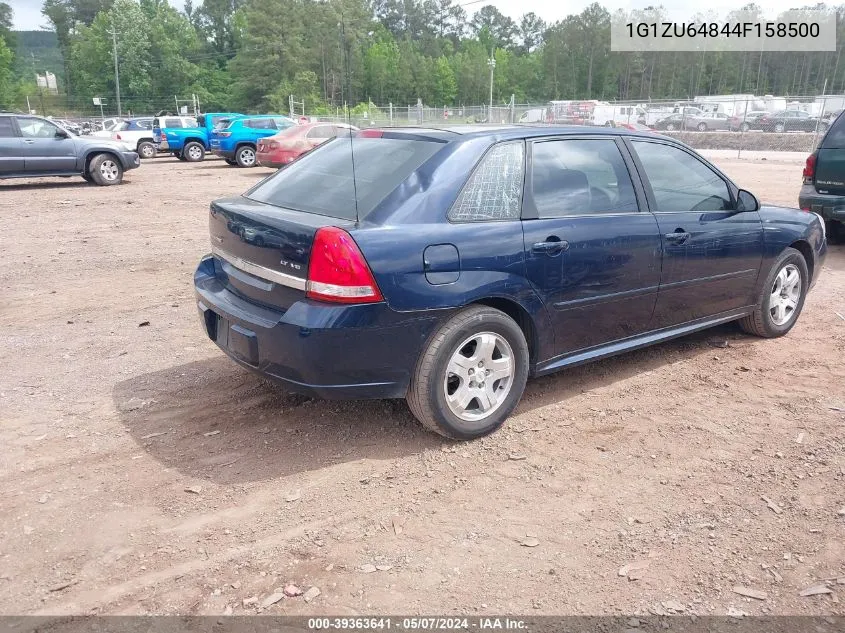 2004 Chevrolet Malibu Maxx Lt VIN: 1G1ZU64844F158500 Lot: 39363641