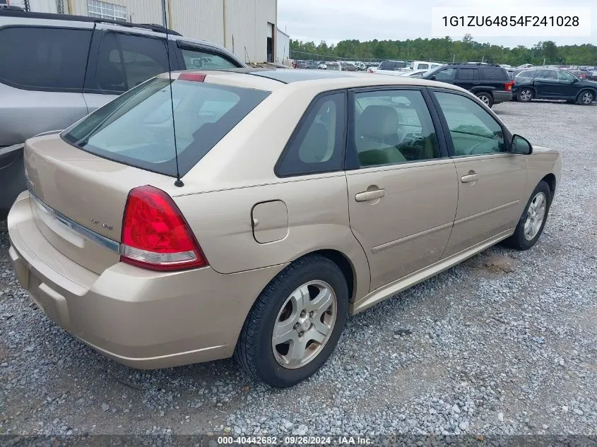 2004 Chevrolet Malibu Maxx Lt VIN: 1G1ZU64854F241028 Lot: 40442682