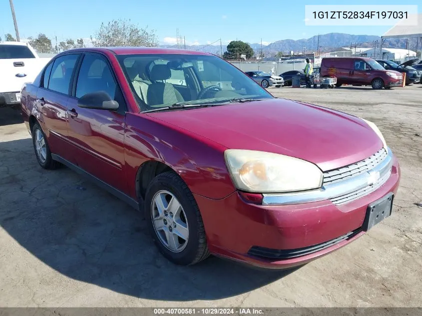 1G1ZT52834F197031 2004 Chevrolet Malibu Ls