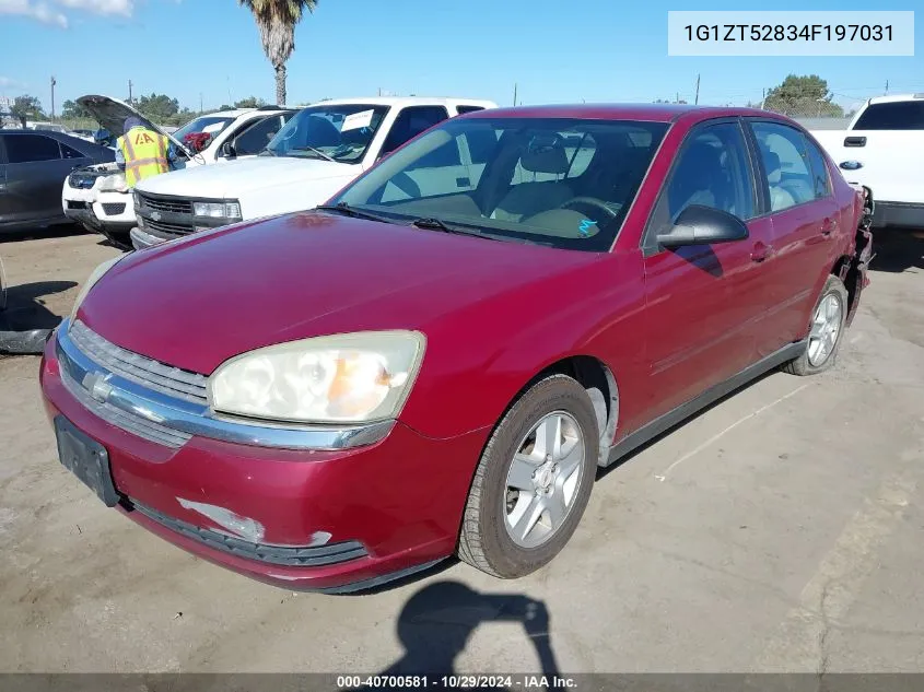 1G1ZT52834F197031 2004 Chevrolet Malibu Ls