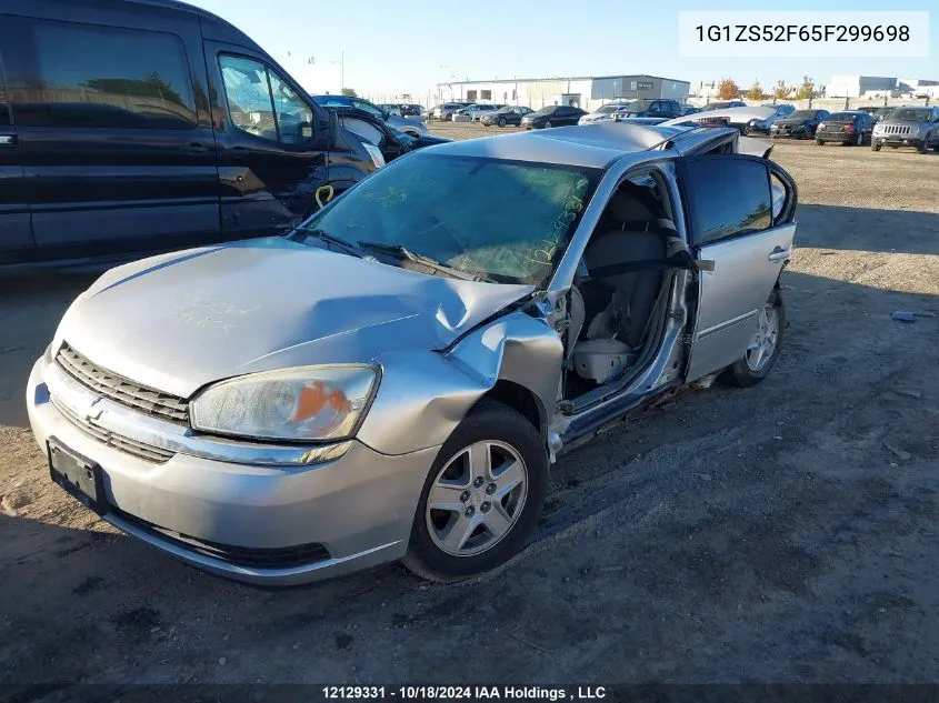 2005 Chevrolet Malibu VIN: 1G1ZS52F65F299698 Lot: 12129331