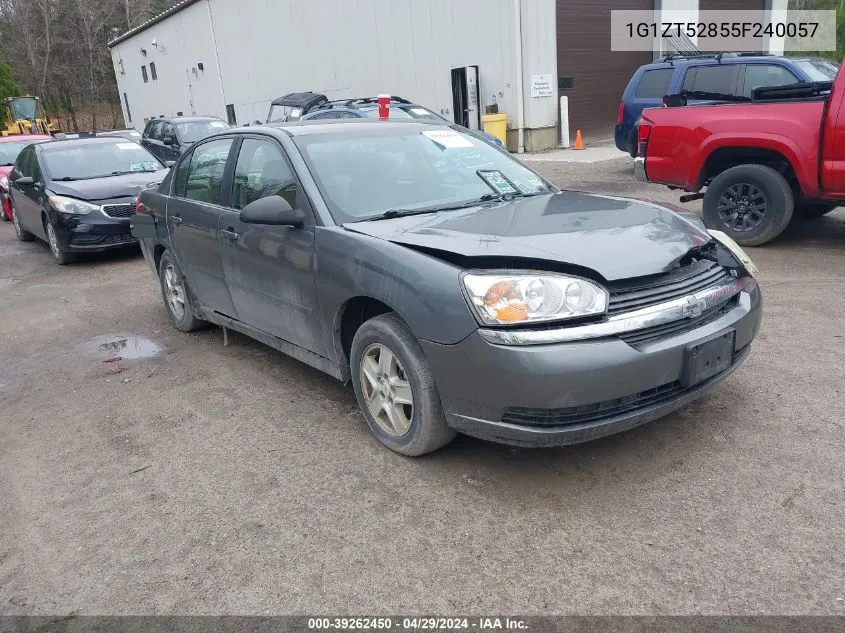 2005 Chevrolet Malibu Ls VIN: 1G1ZT52855F240057 Lot: 40553076