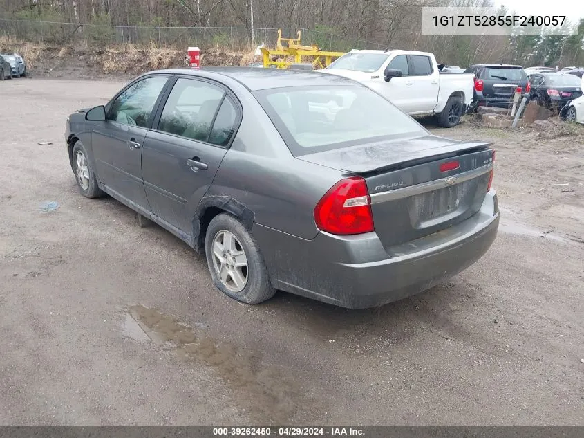 2005 Chevrolet Malibu Ls VIN: 1G1ZT52855F240057 Lot: 40553076