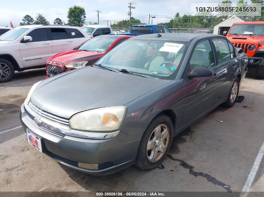 2005 Chevrolet Malibu Lt VIN: 1G1ZU54805F245693 Lot: 39506186