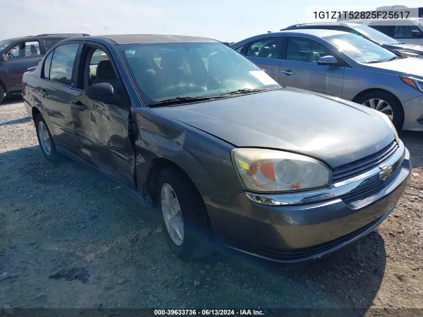 2005 Chevrolet Malibu Ls VIN: 1G1Z1T52825F25617 Lot: 39633736