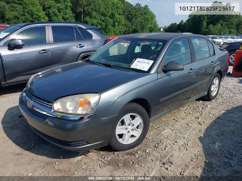 2005 Chevrolet Malibu Ls VIN: 1G1Z1T52825F25617 Lot: 39633736