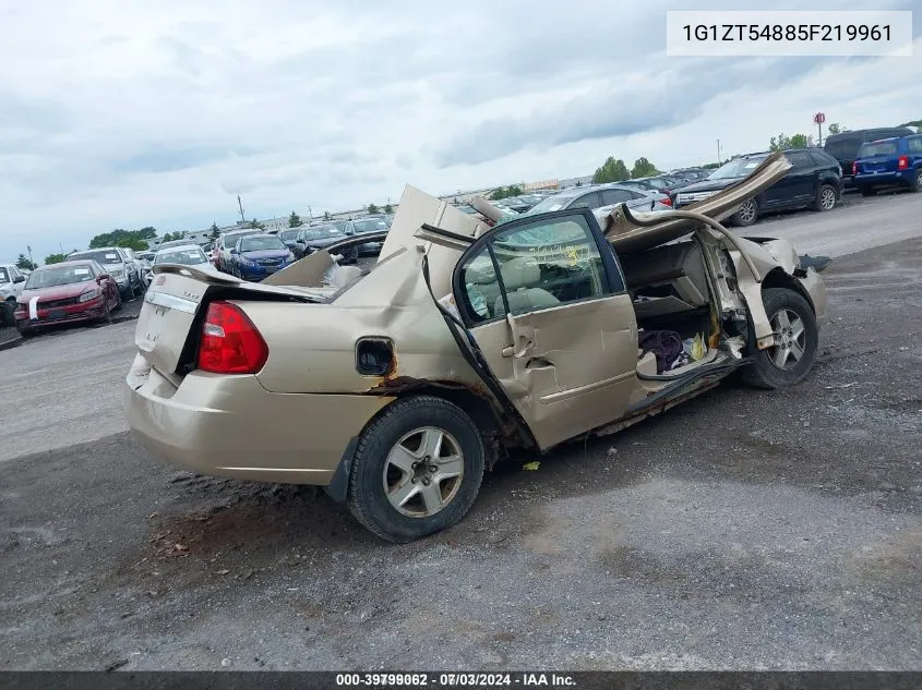 1G1ZT54885F219961 2005 Chevrolet Malibu Ls