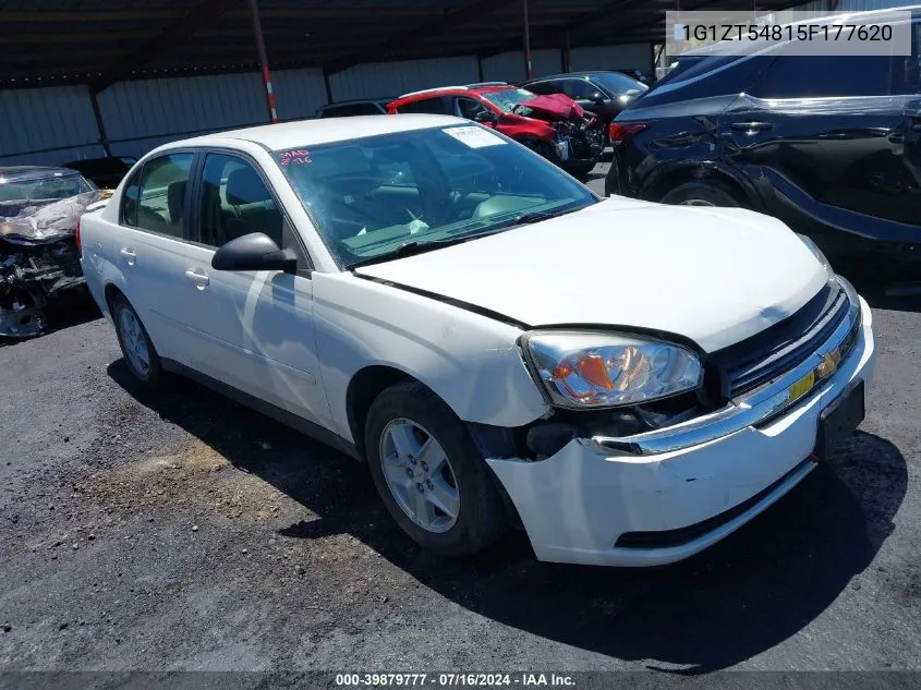 2005 Chevrolet Malibu Ls VIN: 1G1ZT54815F177620 Lot: 39879777