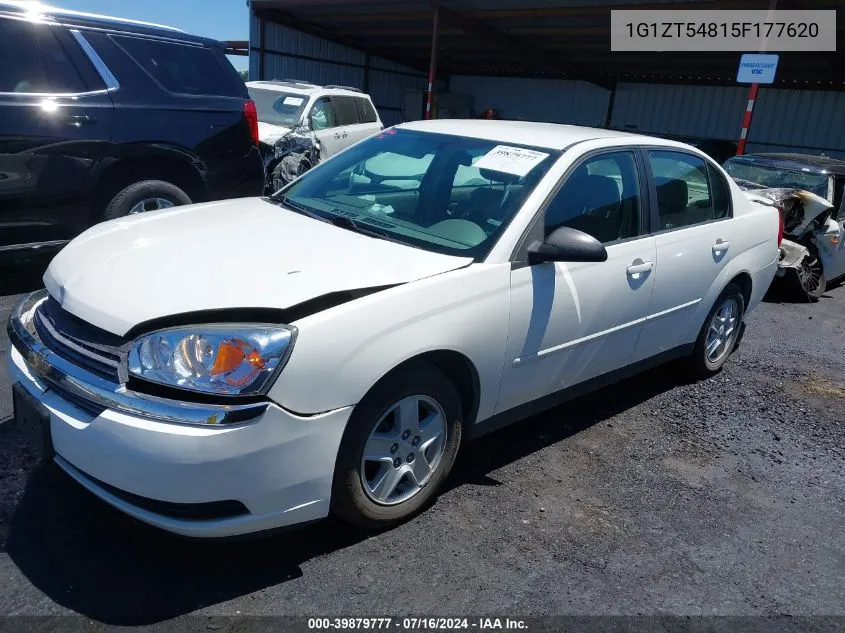 2005 Chevrolet Malibu Ls VIN: 1G1ZT54815F177620 Lot: 39879777