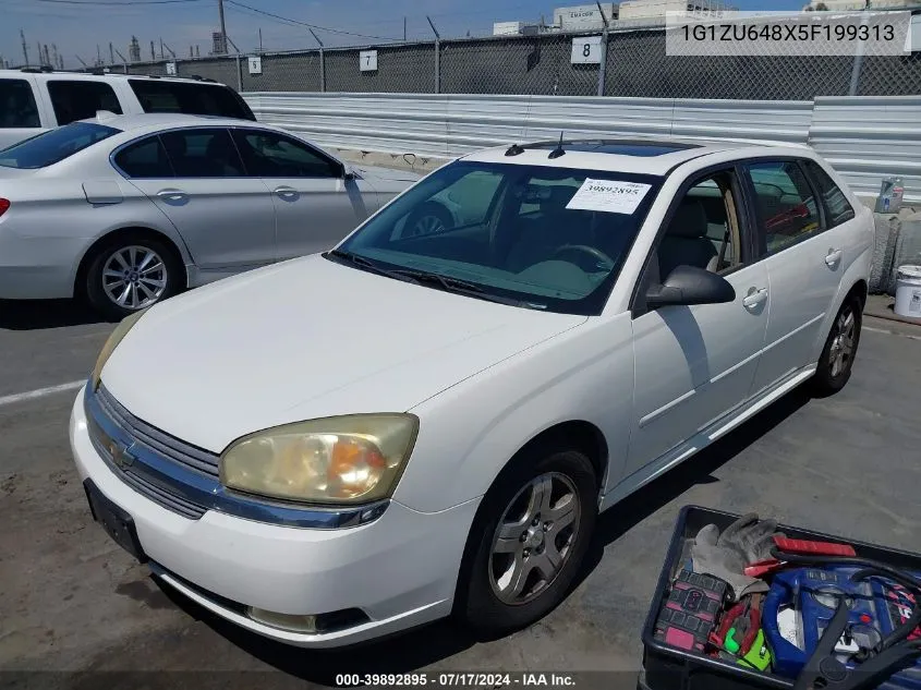 2005 Chevrolet Malibu Maxx Lt VIN: 1G1ZU648X5F199313 Lot: 39892895